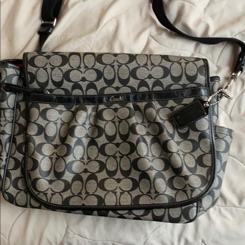 Coach messenger bag.